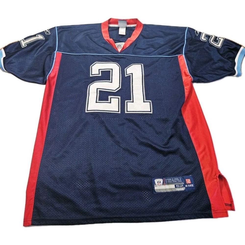 Vintage‎ REEBOK Buffalo Billls Spiller #21 NFL On Field Jersey Adult Sz 52